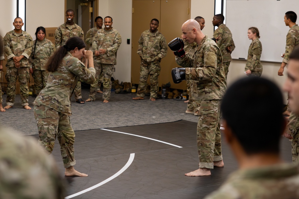 Combatives Level One with the Army Public Affairs Student Center Company