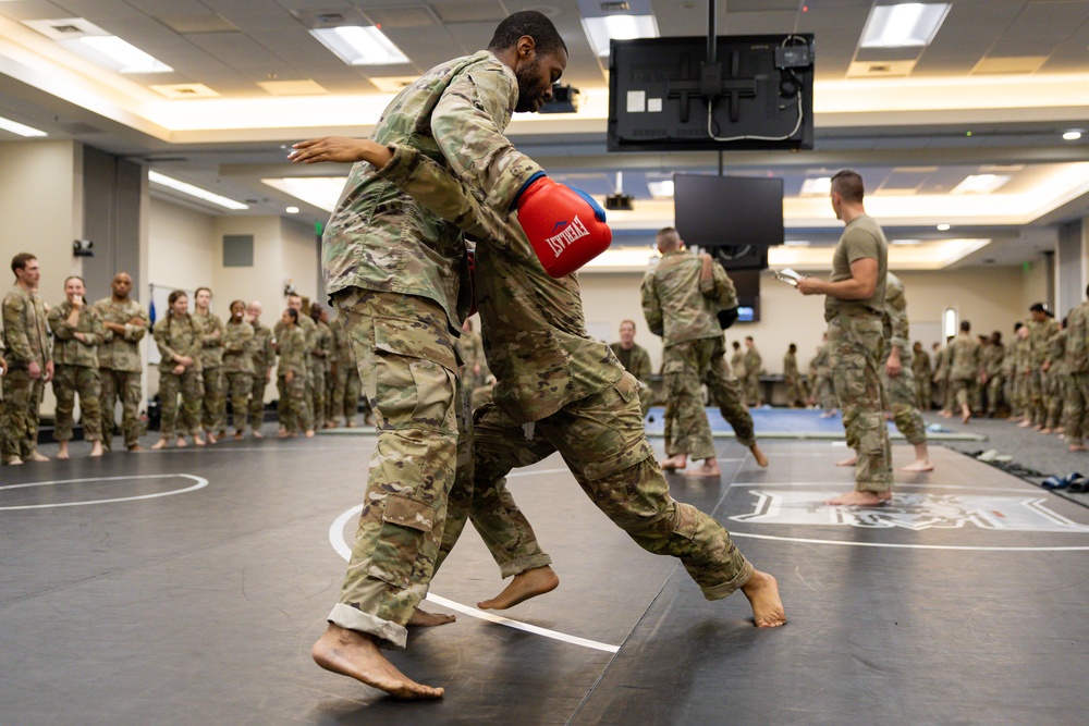 Combatives Level One with the Army Public Affairs Student Center Company