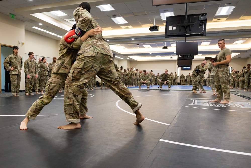 Combatives Level One with the Army Public Affairs Student Center Company