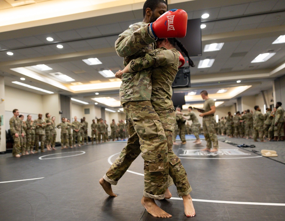 Combatives Level One with the Army Public Affairs Student Center Company