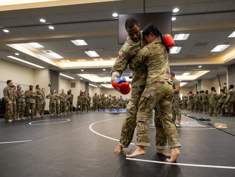 Combatives Level One with the Army Public Affairs Student Center Company