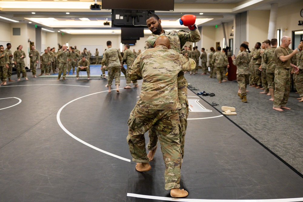 Combatives Level One with the Army Public Affairs Student Center Company