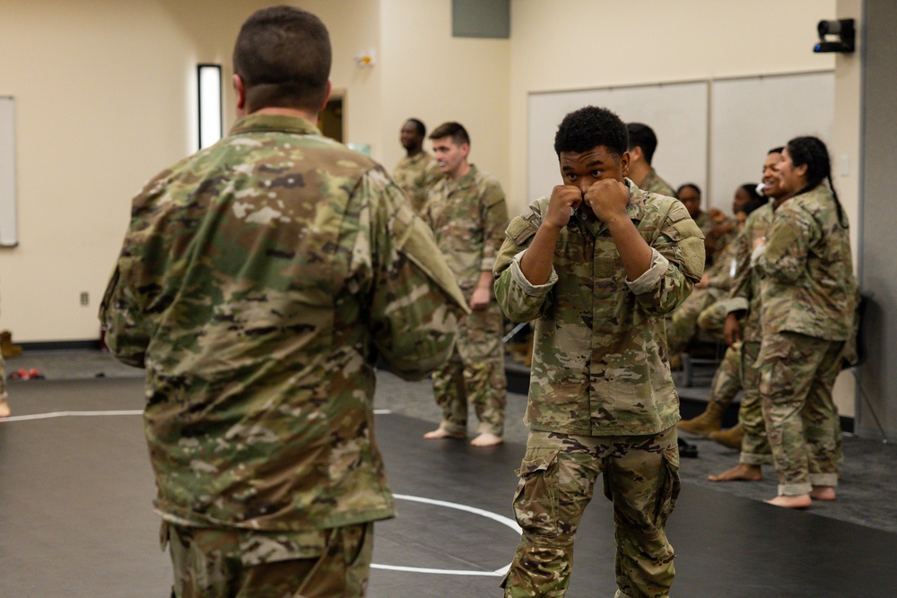 Combatives Level One with the Army Public Affairs Student Center Company