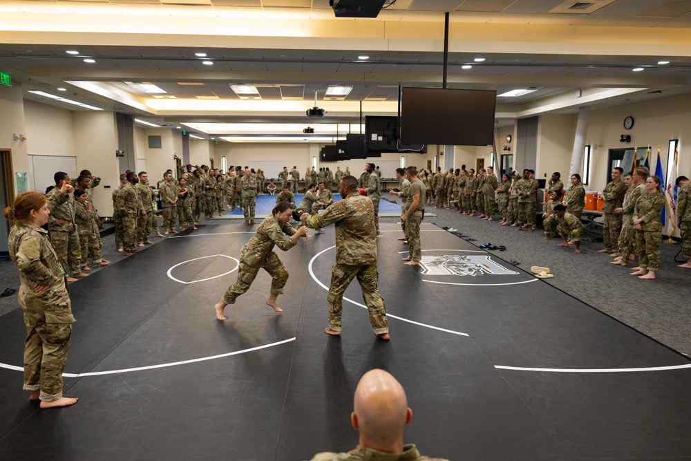 Combatives Level One with the Army Public Affairs Student Center Company