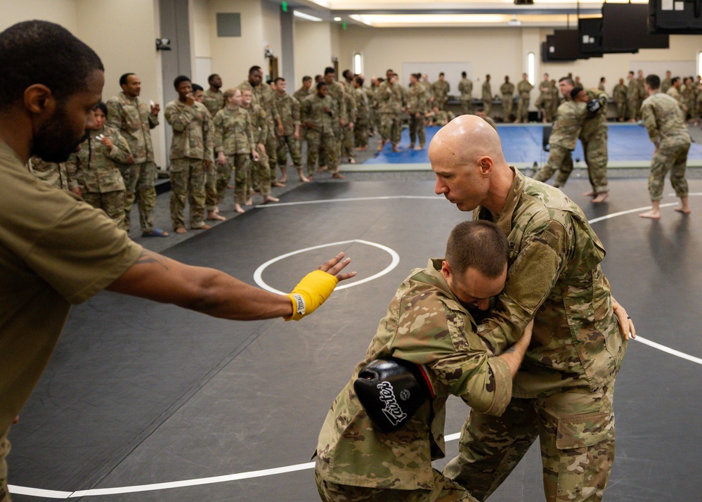Combatives Level One with the Army Public Affairs Student Center Company