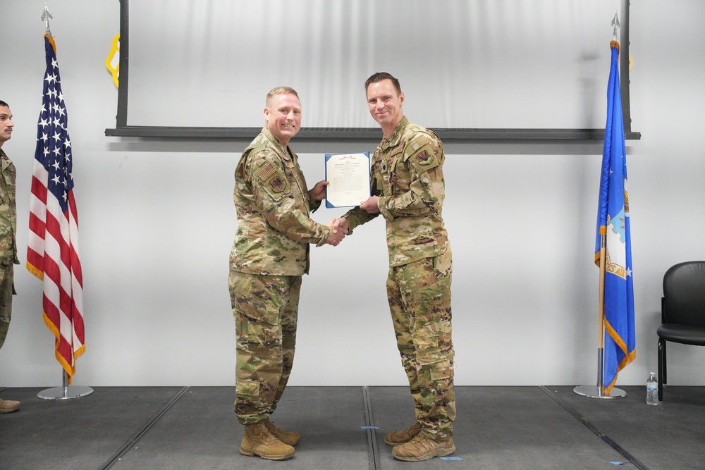 432nd CS receives first communication officer to lead as commander