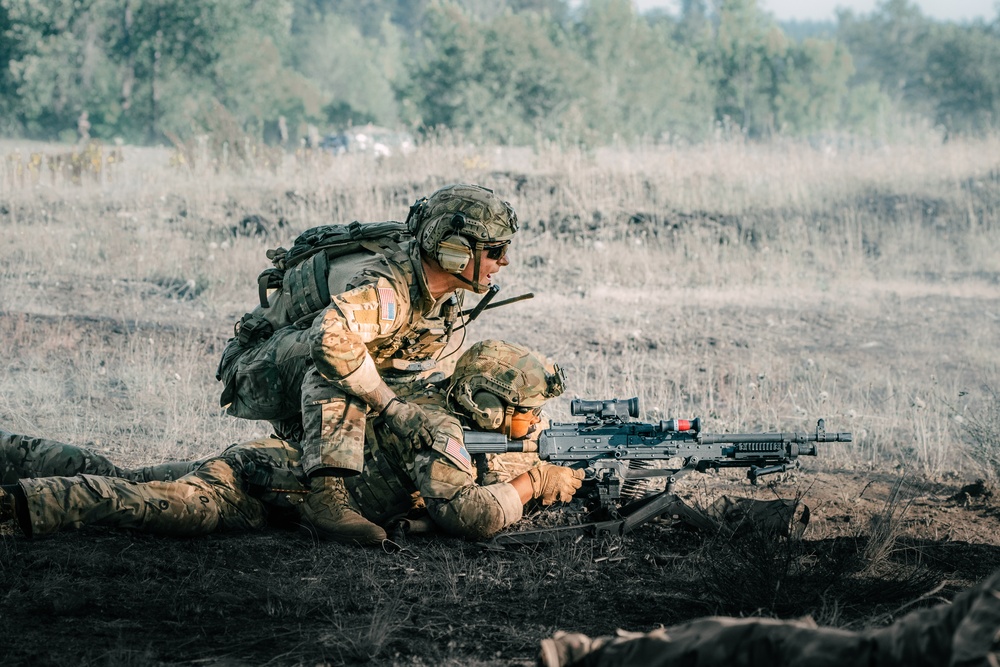 2nd Ranger Battalion Platoon Live Fire Training