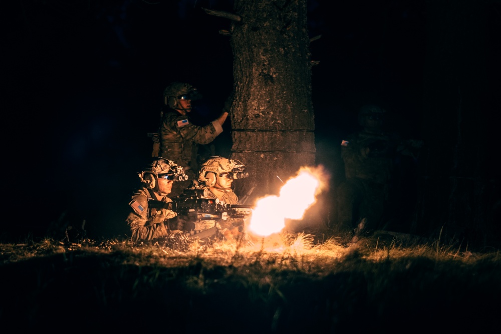 2nd Ranger Battalion Platoon Live Fire Training