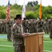 Texas Army National Guardsmen assigned to 278th Armored Cavalry Regiment (ABCT) conduct a deployment ceremony in preparation for overseas tour