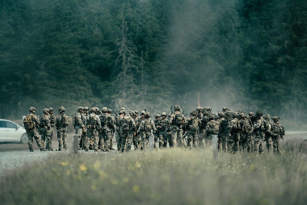 2nd Ranger Battalion Platoon Live Fire Training