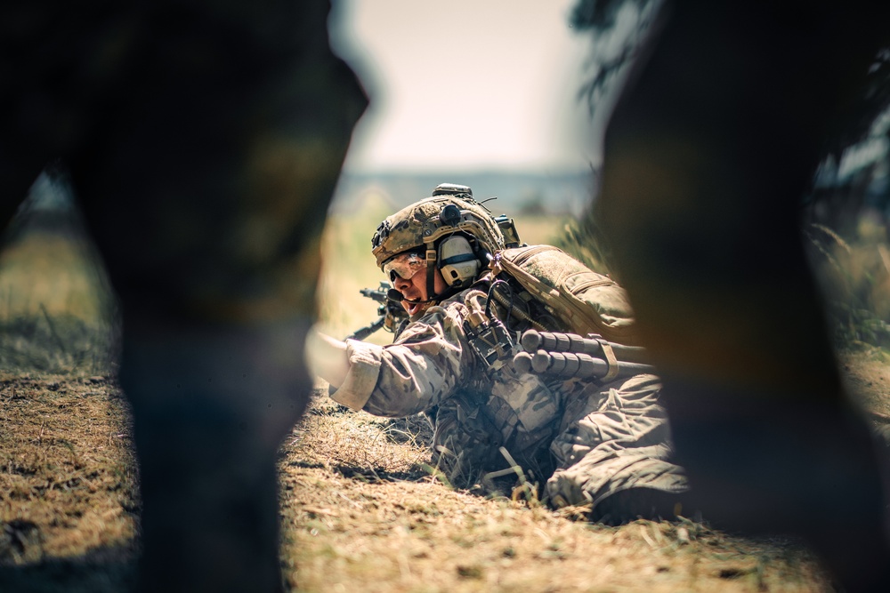 2nd Ranger Battalion Platoon Live Fire Training