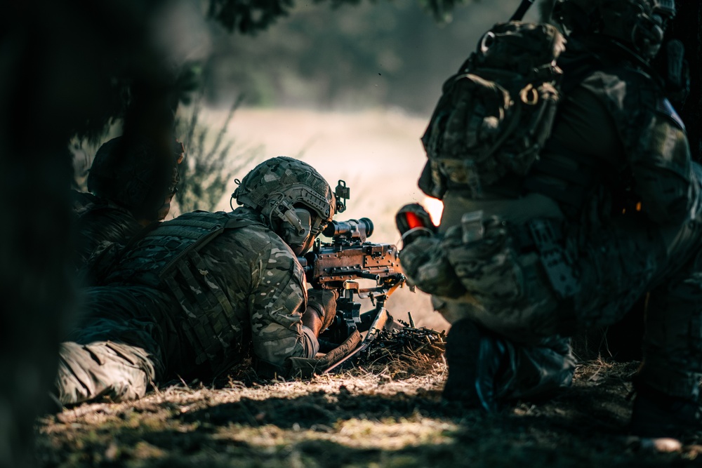 2nd Ranger Battalion Platoon Live Fire Training