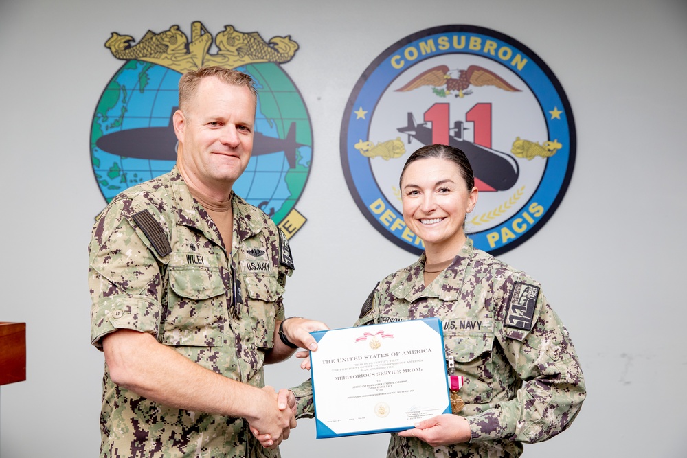Commander, Submarine Squadron 11 Awards-At-Quarters