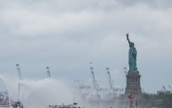 Fleet Week New York 2025 Kicks Off with Parade of Ships in New York Harbor