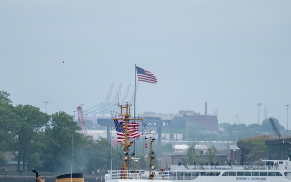 Fleet Week New York 2025 Kicks Off with Parade of Ships in New York Harbor
