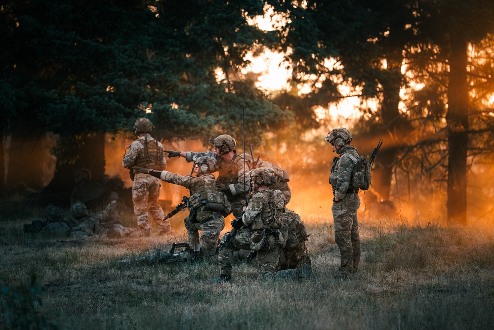 2nd Ranger Battalion Platoon Live Fire Training