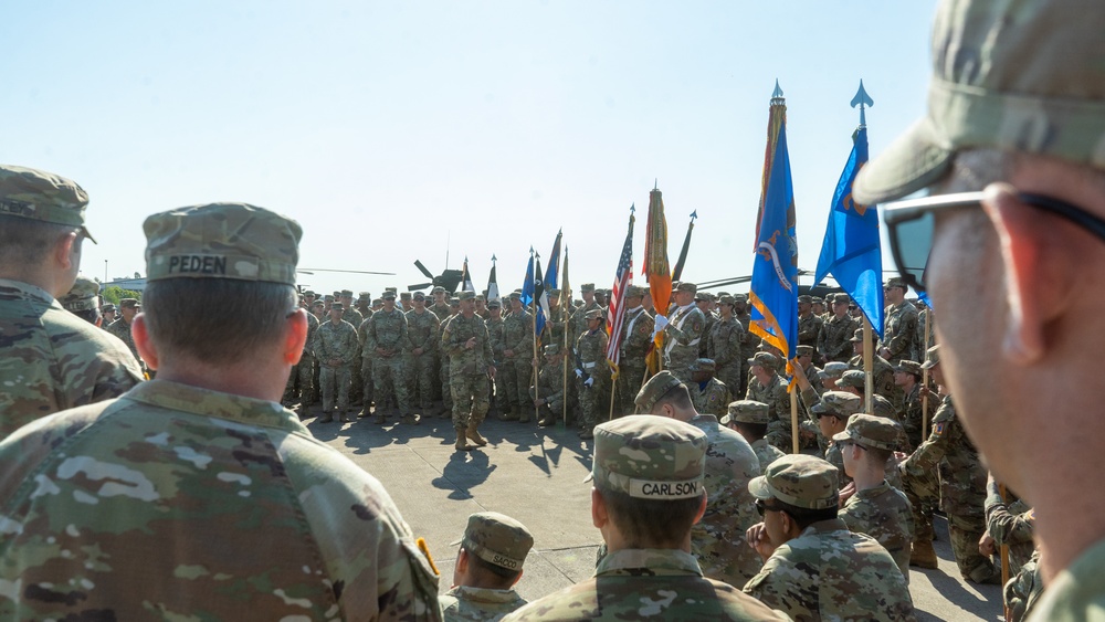 12th CAB conduct change of command ceremony
