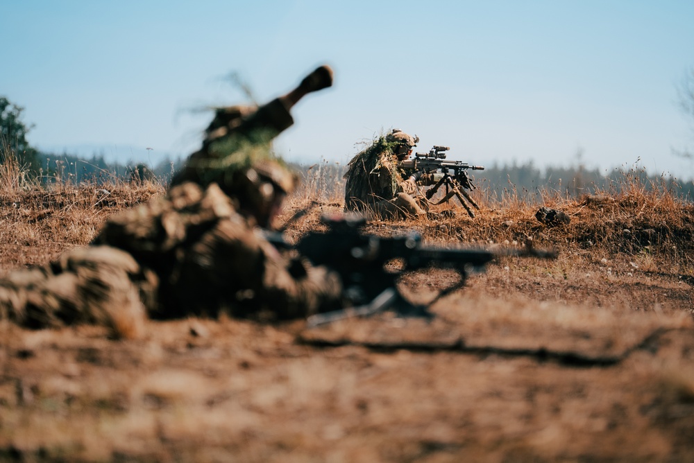 2nd Ranger Battalion Platoon Live Fire Training