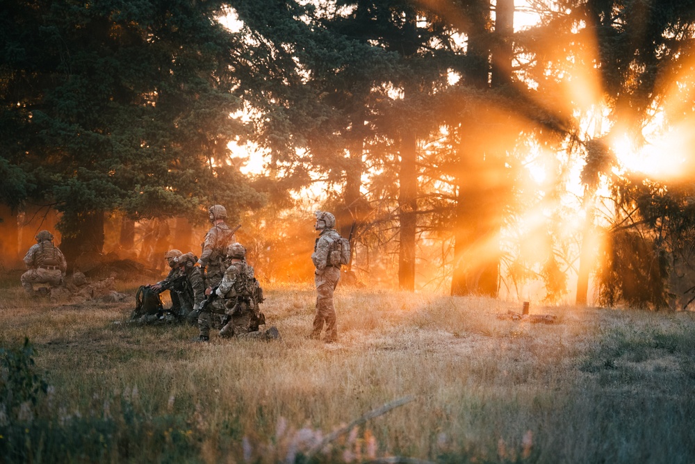 2nd Ranger Battalion Platoon Live Fire Training