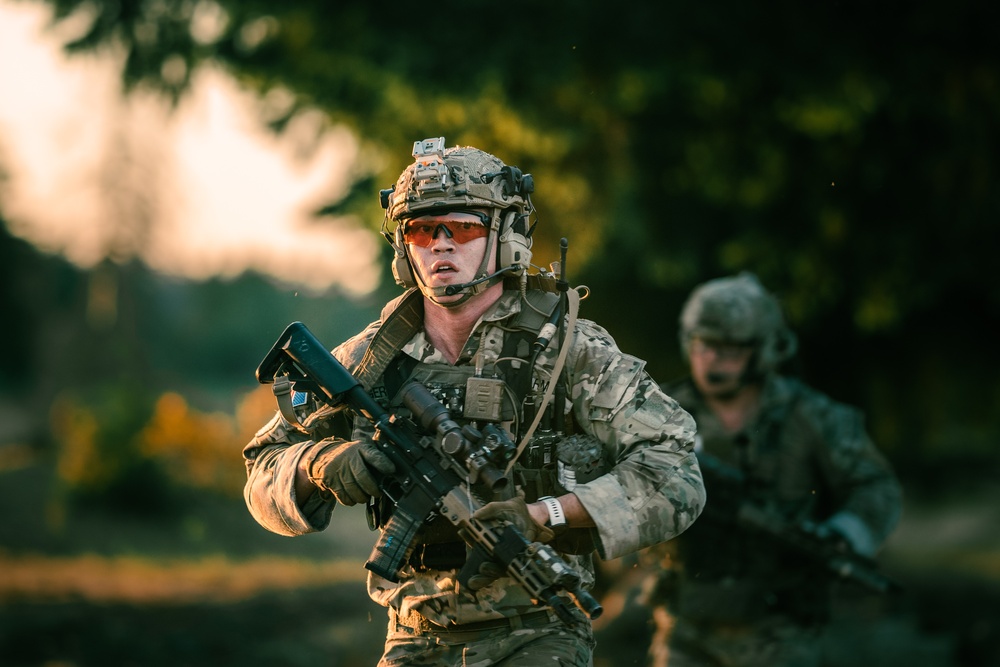 2nd Ranger Battalion Platoon Live Fire Training
