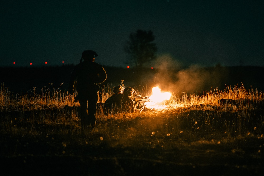 2nd Ranger Battalion Platoon Live Fire Training