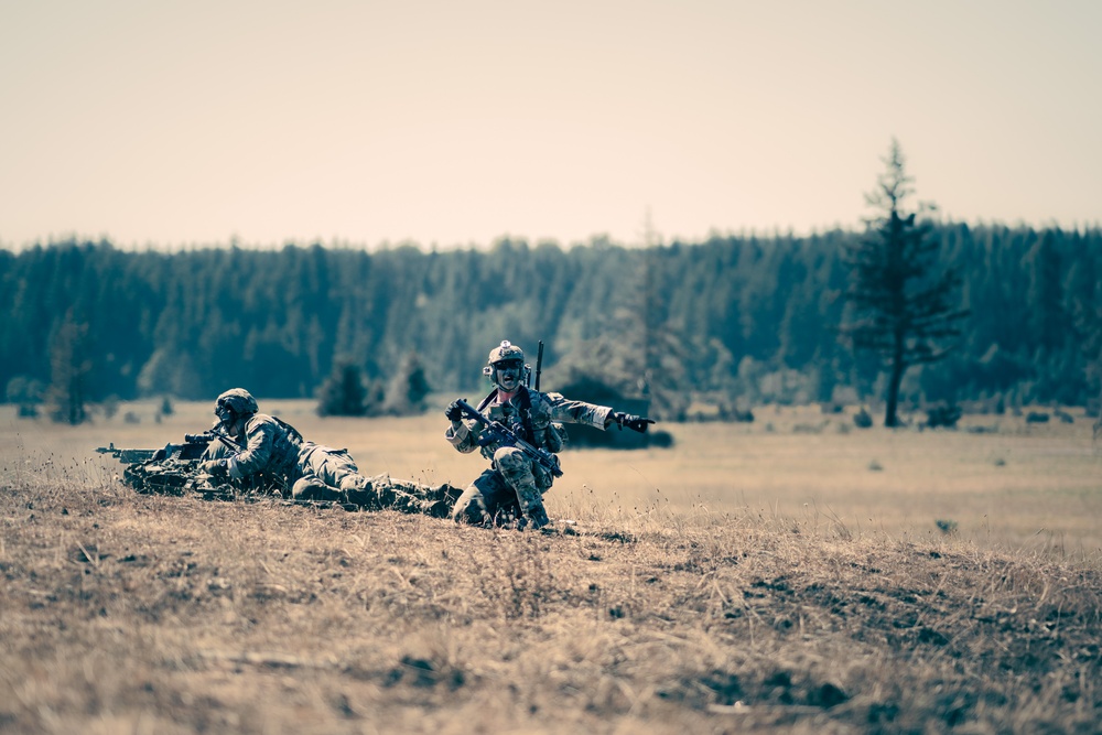 2nd Ranger Battalion Platoon Live Fire Training