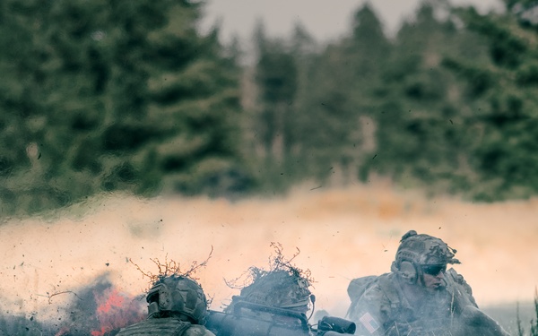 2nd Ranger Battalion Platoon Live Fire Training