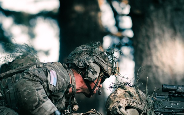 2nd Ranger Battalion Platoon Live Fire Training
