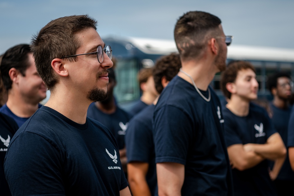Future Airmen and Guardians tour MacDill AFB