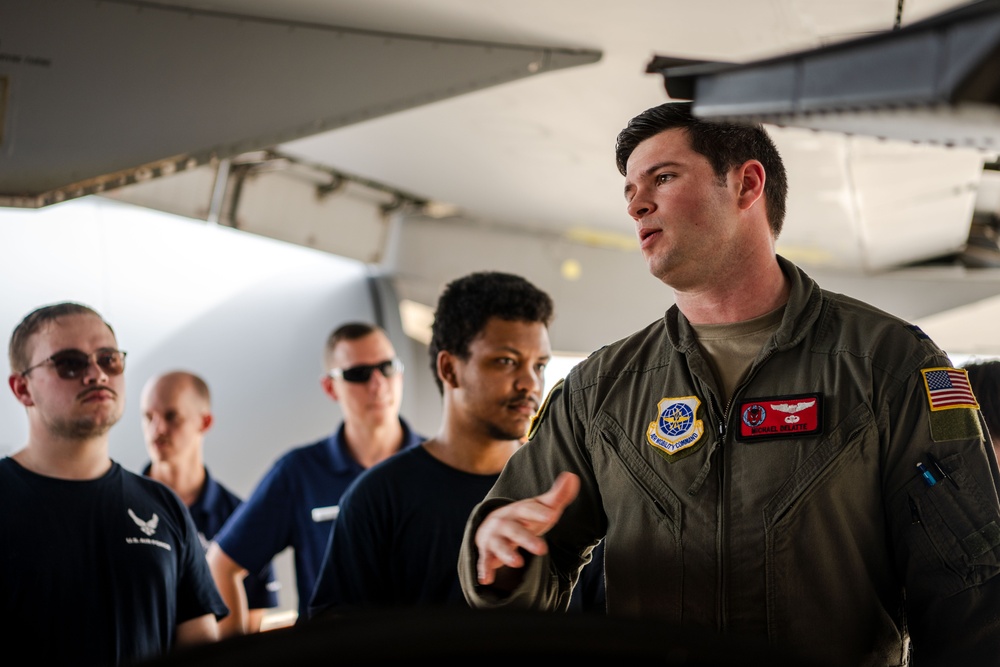 Future Airmen and Guardians tour MacDill AFB