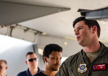 Future Airmen and Guardians tour MacDill AFB