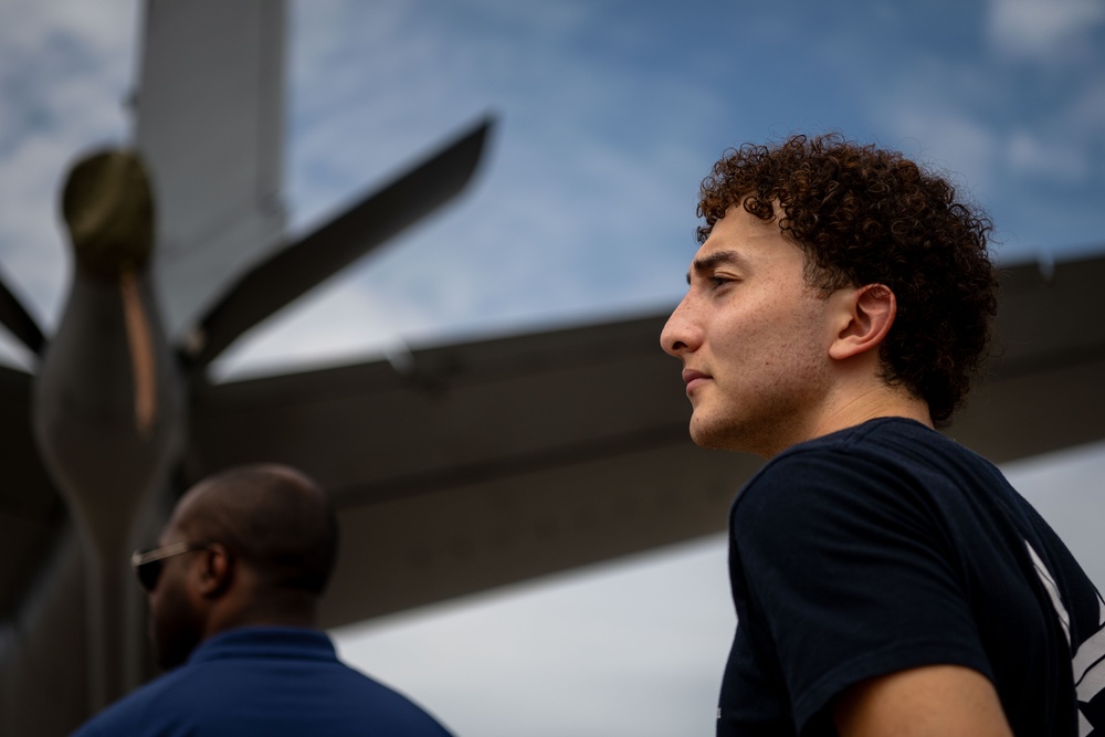 Future Airmen and Guardians tour MacDill AFB