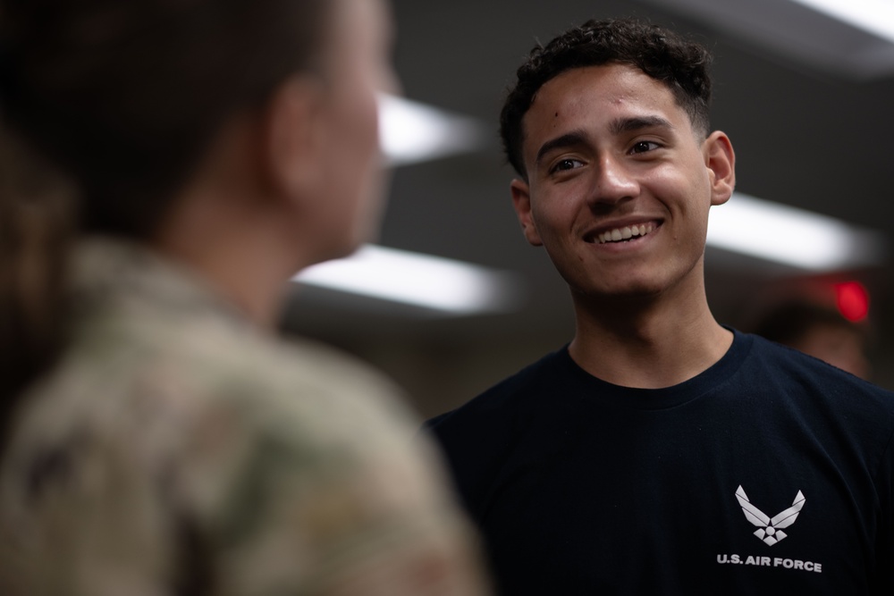 Future Airmen and Guardians tour MacDill AFB
