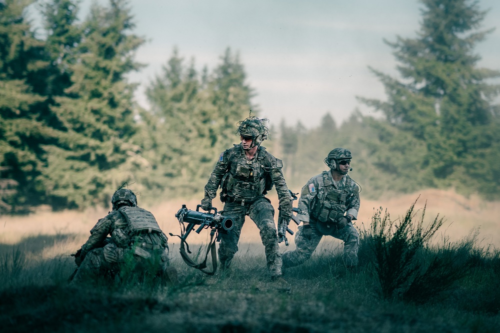 2nd Ranger Battalion Platoon Live Fire Training