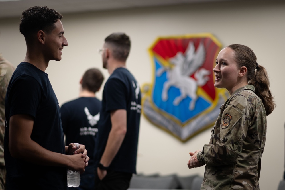 Future Airmen and Guardians tour MacDill AFB