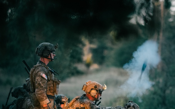 2nd Ranger Battalion Platoon Live Fire Training