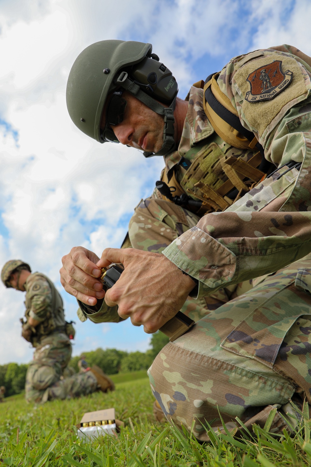 Tennessee National Guard Soldiers and Airmen Compete in the 2025 TAG Pistol Match