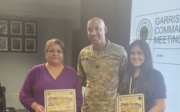 Fort Buchanan Recognizes Excellence