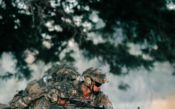 2nd Ranger Battalion Platoon Live Fire Training