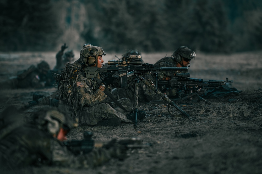 2nd Ranger Battalion Platoon Live Fire Training