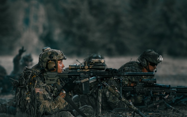 2nd Ranger Battalion Platoon Live Fire Training