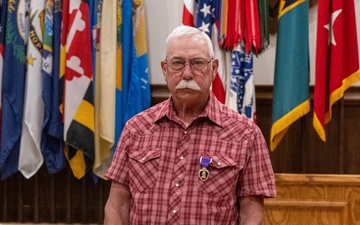 Vietnam War veteran receives Purple Heart Medal 54 years after being injured