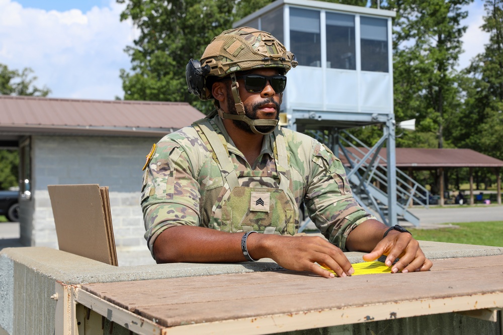 Tennessee National Guard Soldiers and Airmen Compete in the 2025 TAG Pistol Match
