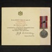 On 26 April 1946, COL Thomas N. Page, Medical Corps, was awarded the (British) War Medal with Oak Leaf Cluster by His Majesty King George VI.