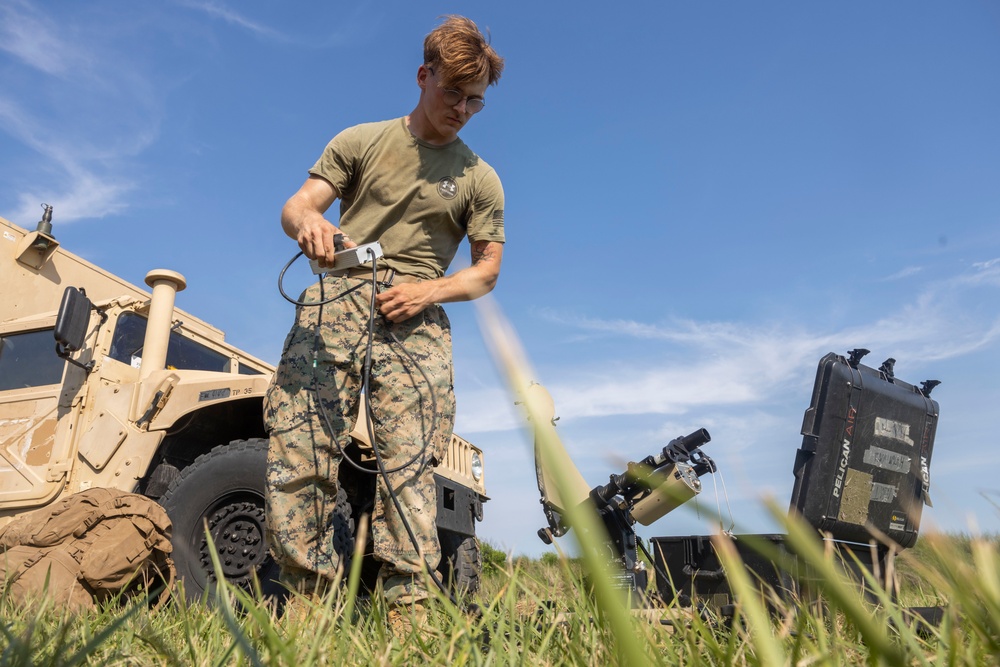 MACS-2 sets up communications equipment during Atlantic Alliance 2025