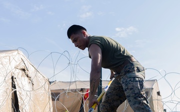 MACS-2 sets up communications equipment during Atlantic Alliance 2025