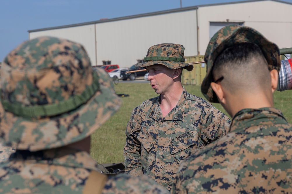 MACS-2 sets up communications equipment during Atlantic Alliance 2025