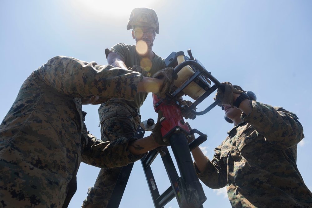 MACS-2 sets up communications equipment during Atlantic Alliance 2025