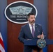 Pentagon Press Briefing