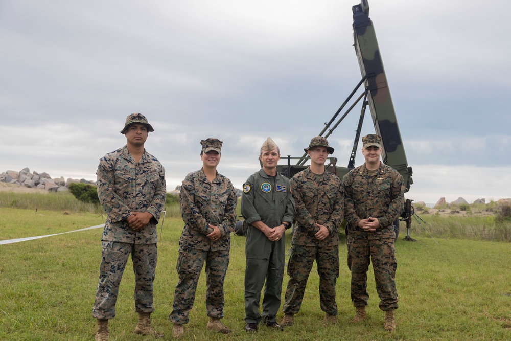U.S. Second Fleet Commander visits MACS-2 radar operations during Atlantic Alliance 2025